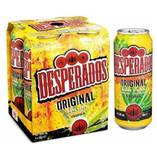 desperados Bier-tequila 5,9% 4x50cl