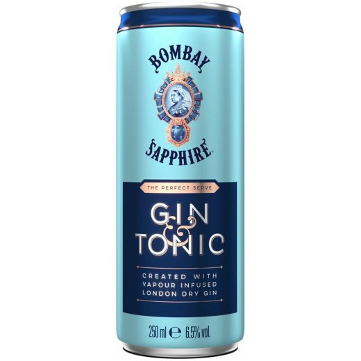 Bombay Saphire Gin Tonic 12X25CL