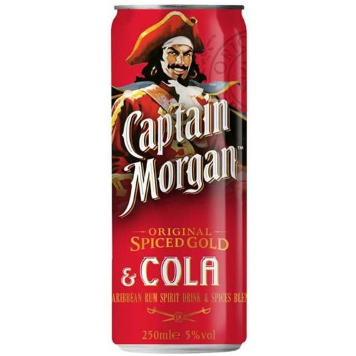 Captain Morgan Cola 12X25CL