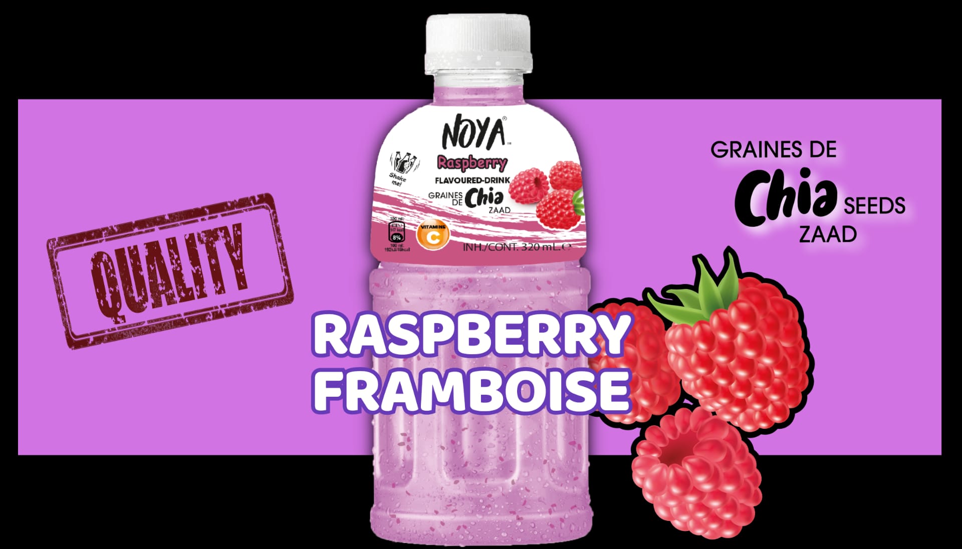 Noya Raspberry&Framboise 6x320ml