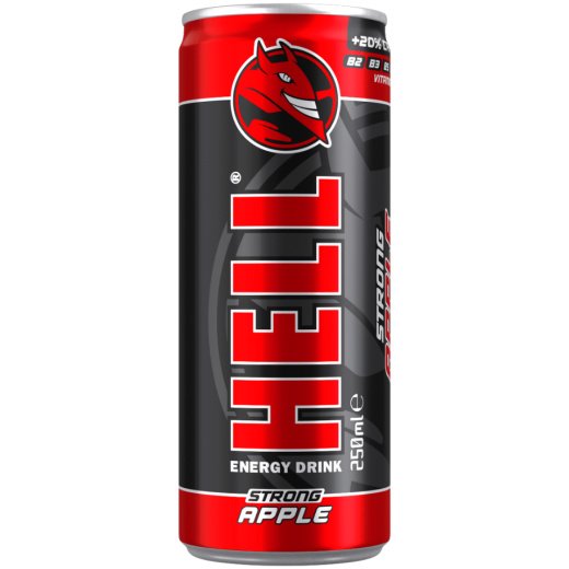 Hell Energy Drink Strong Apple 24x25cl