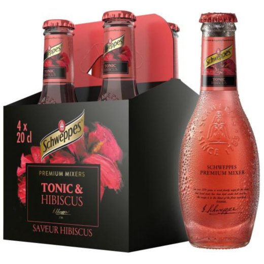 Schweppes Premium Mixer Tonic&Hibiscus 4x20cl