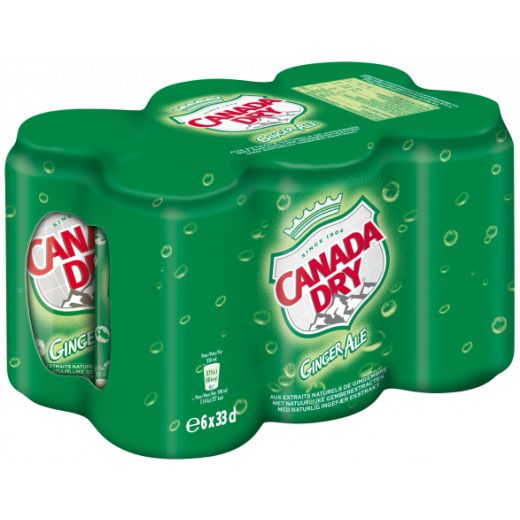 Canada Dry Ginger Ale 6x33cl