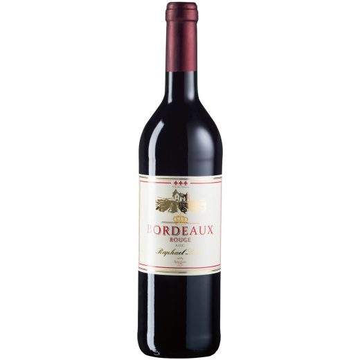Rode wijn Raphael Louie Bordeaux Rouge A.O.C. droog 13,5% vol. 0,75l
