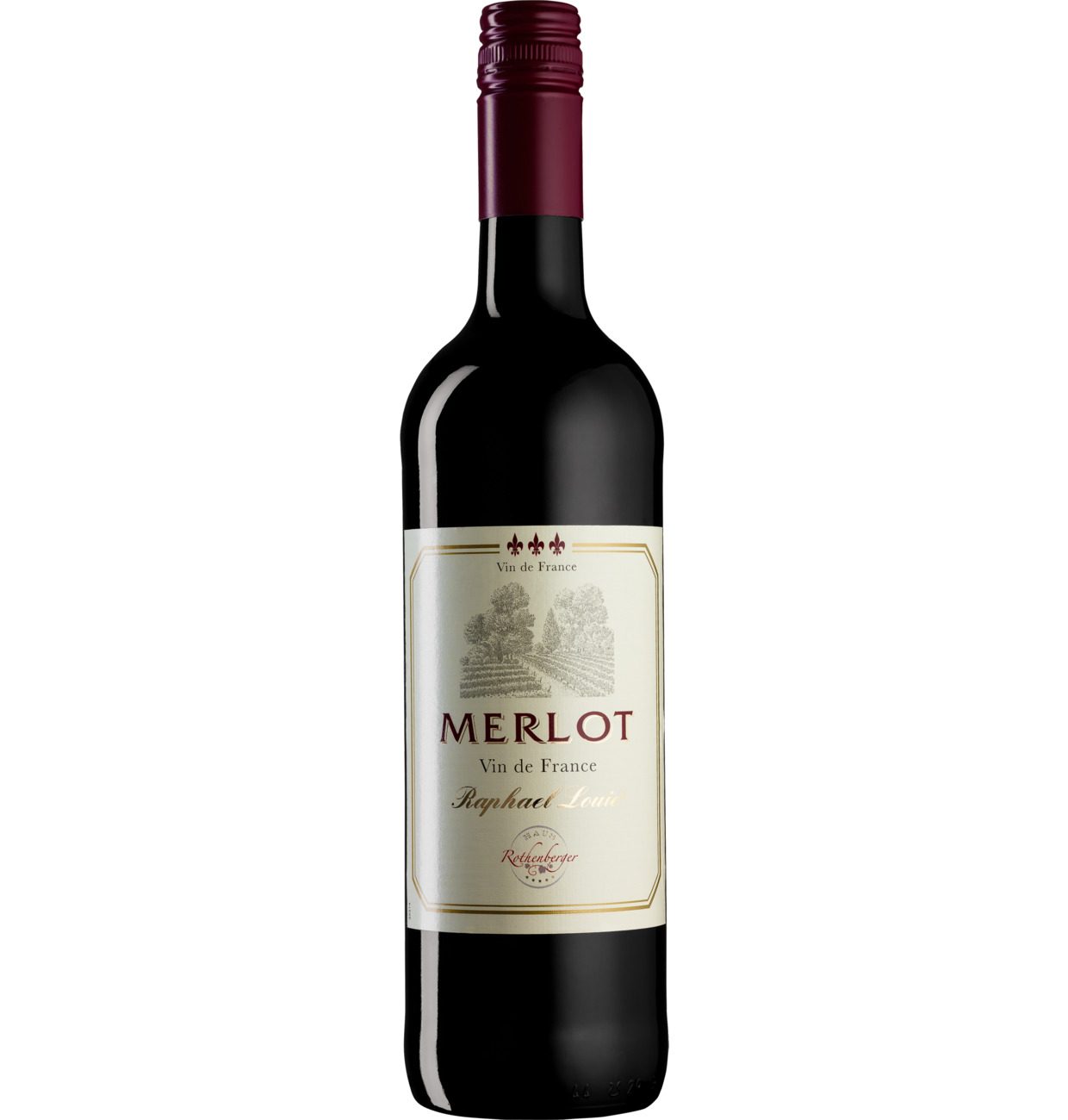 gastheer Instrument periode Rode wijn Raphael Louie Merlot droog 12,5% vol. 0,75l - Babylon Drinks