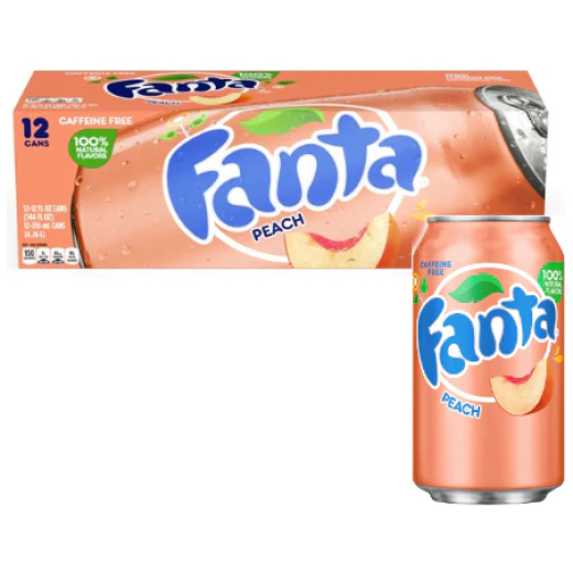 American Fanta Peach 12x355ml