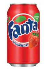 American Fanta Strawberry 12x355ml