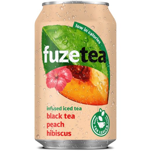 Fuze Tea Black Tea Peach&Hibiscus 24x33cl