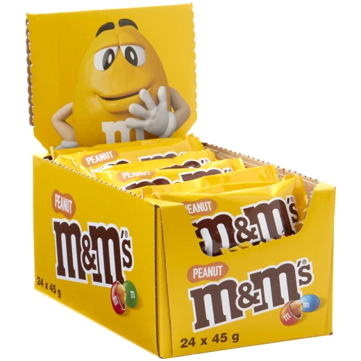m&m´s Peanut 24x45g